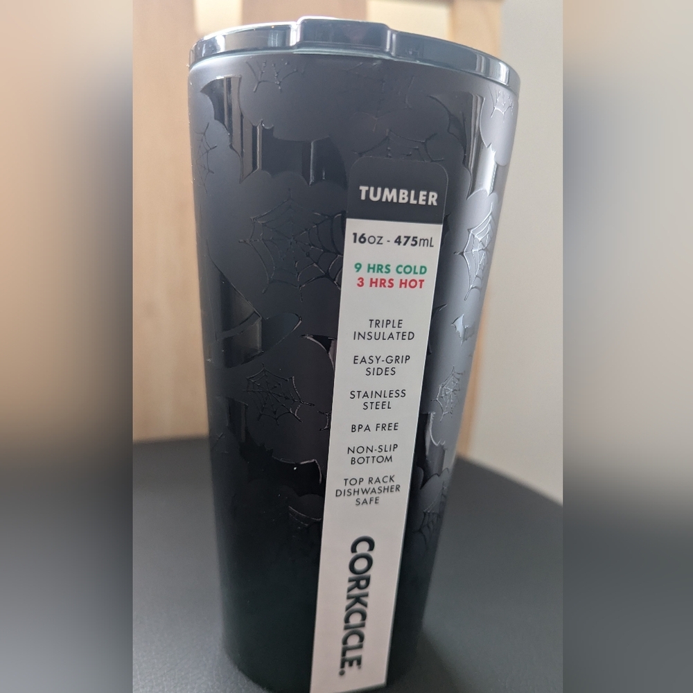 Corkcicle 16 oz. Halloween Themed Stainless Tumbler NWT
